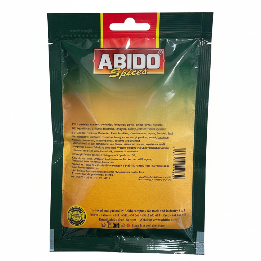 Épices Curry Fin Abido Spices – 50 g