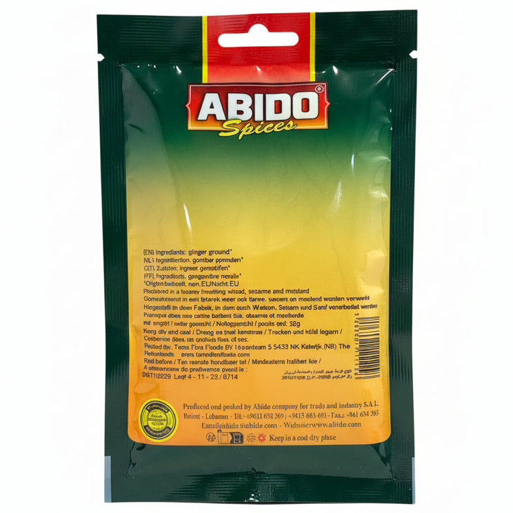 Gingembre Moulu Abido – 50 g