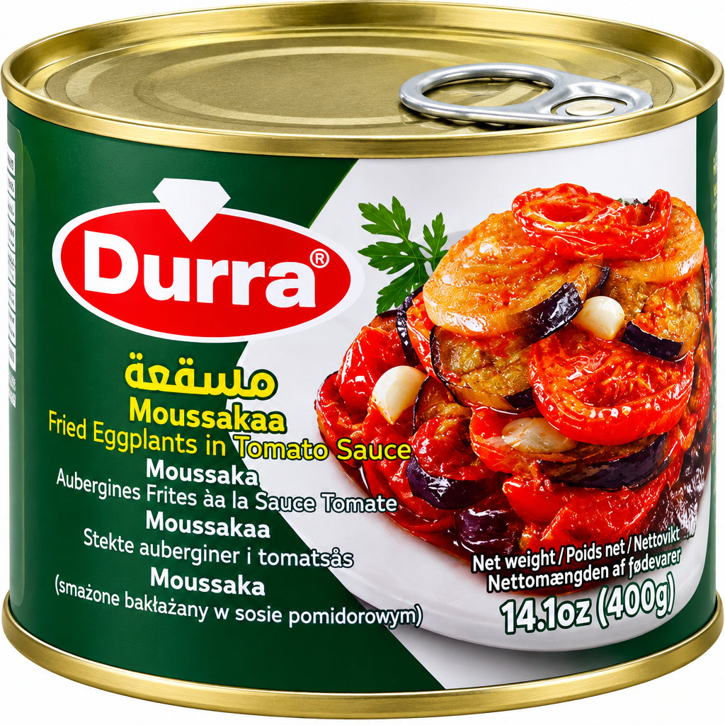 Moussaka d’aubergines à la sauce tomate Durra – 400 g