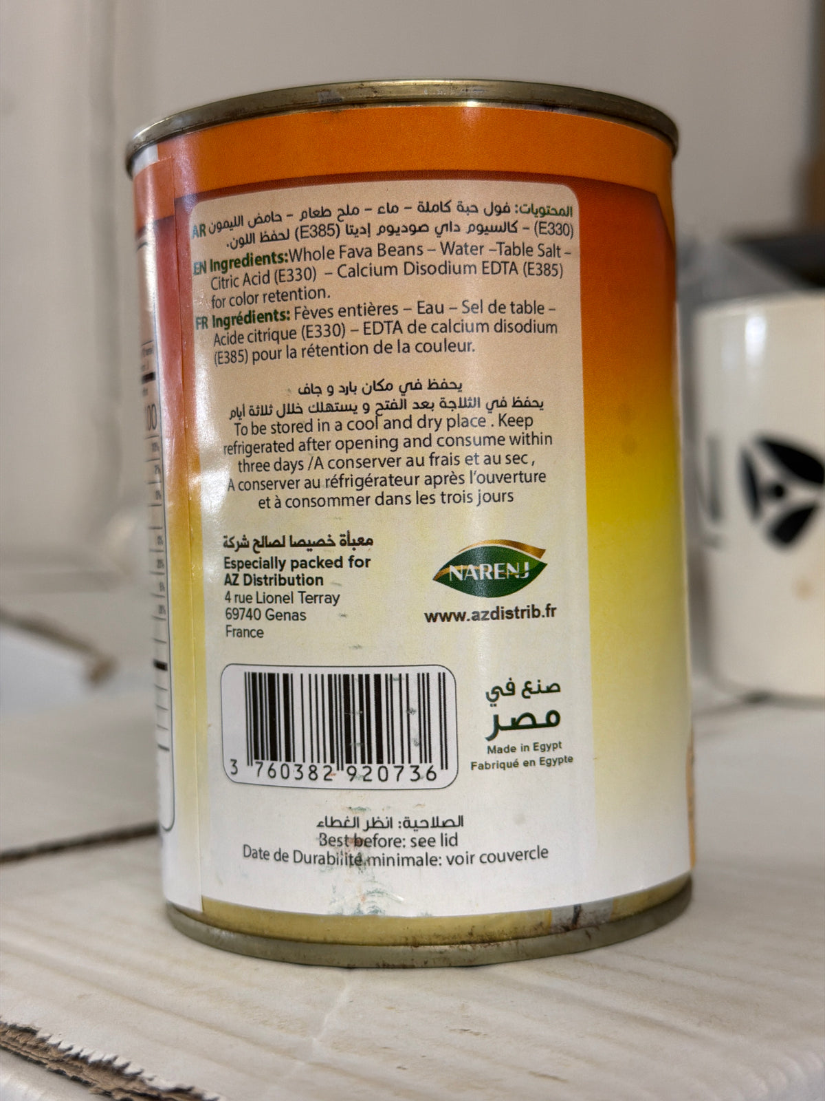 Foul Medammes Narenj 400 g – Fèves entières prêtes à manger | Narenj