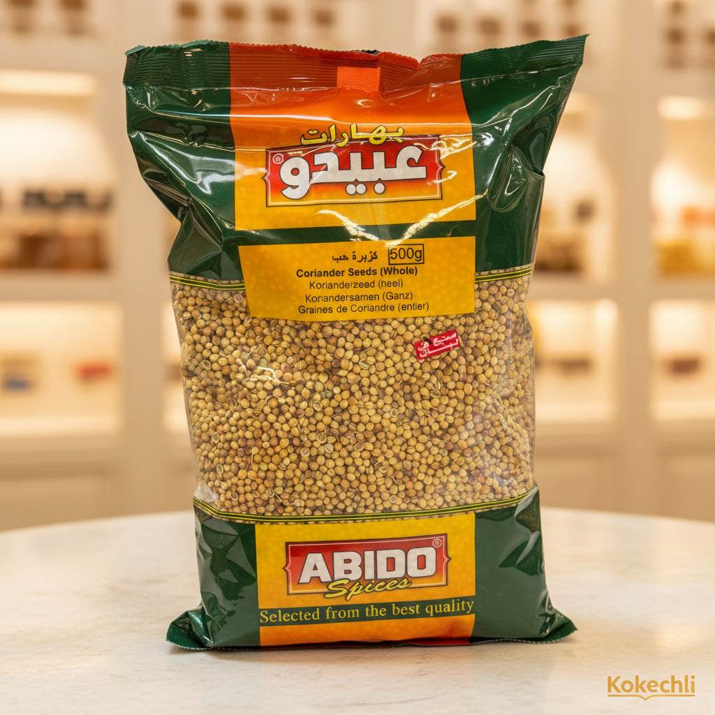 Coriandre en GrainsABIDO  –500g | Épice Orientale Authentique