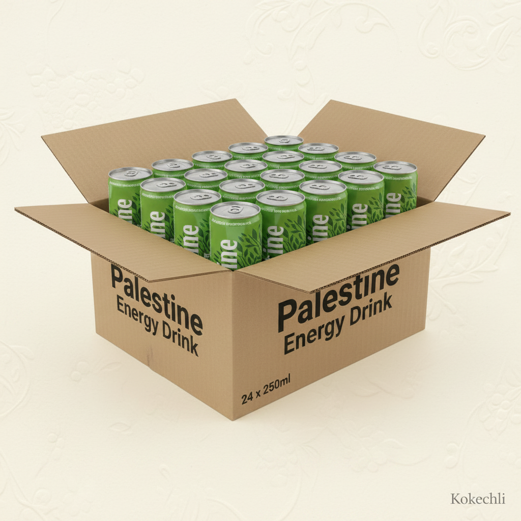 Palestine Energy Drink – Boisson énergisante gazeuse 250ml