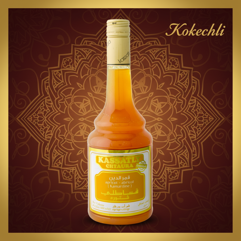 Sirop de Kamardine Abricot Kassatly Chtaura 600 ml – Boisson libanaise قمر الدين