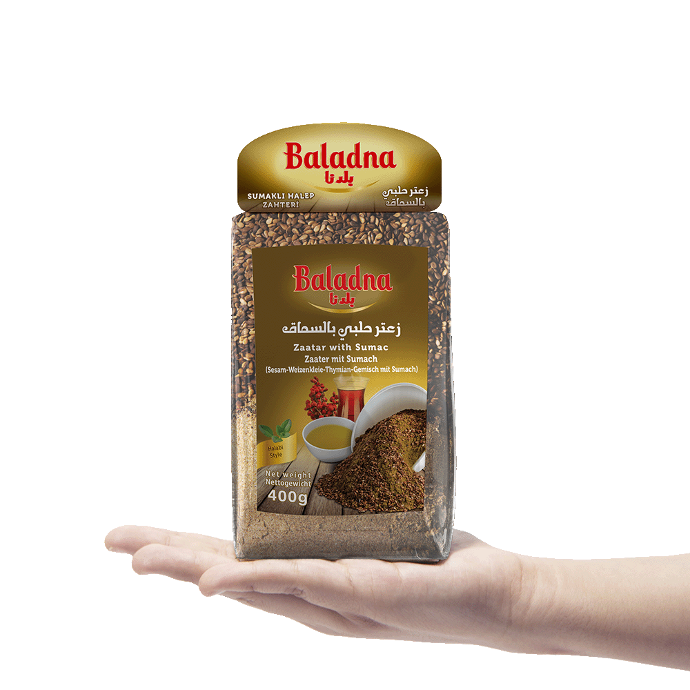 Zaatar au Sumac Oriental, Mélange d'Alep Authentique – 400 g – Baladna