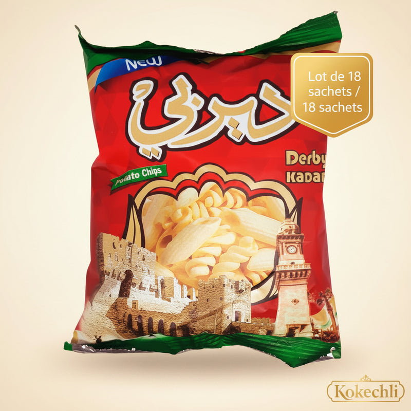 18 x Chips à la paprika Derby