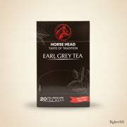 Earl Grey Tea – Thé Noir Bergamote Céylon | 20 Sachets | Horse Head