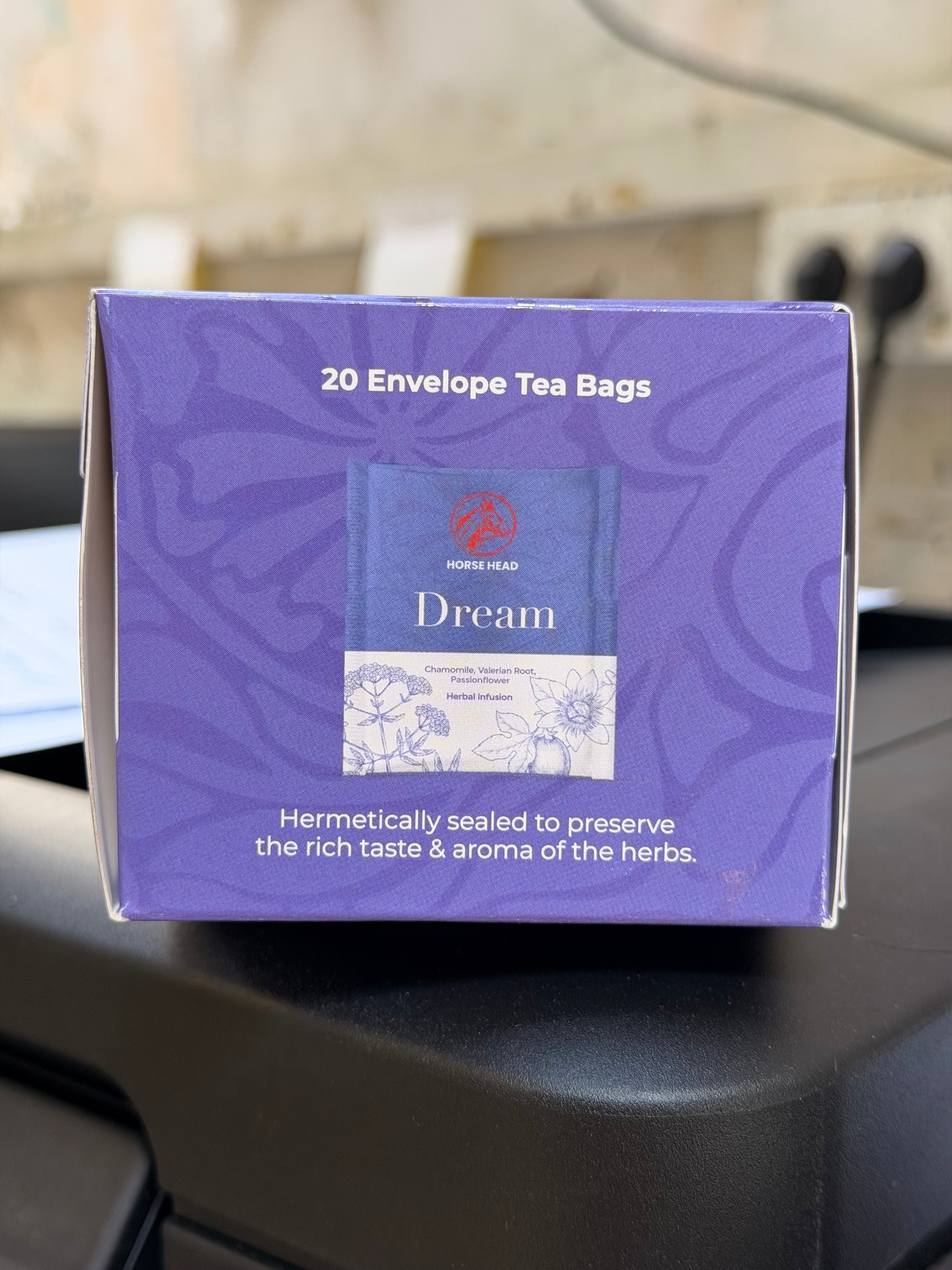 Infusion Camomille, Fleur de Passion & Racine de Valériane | Horse Head Dream – 20 Sachets