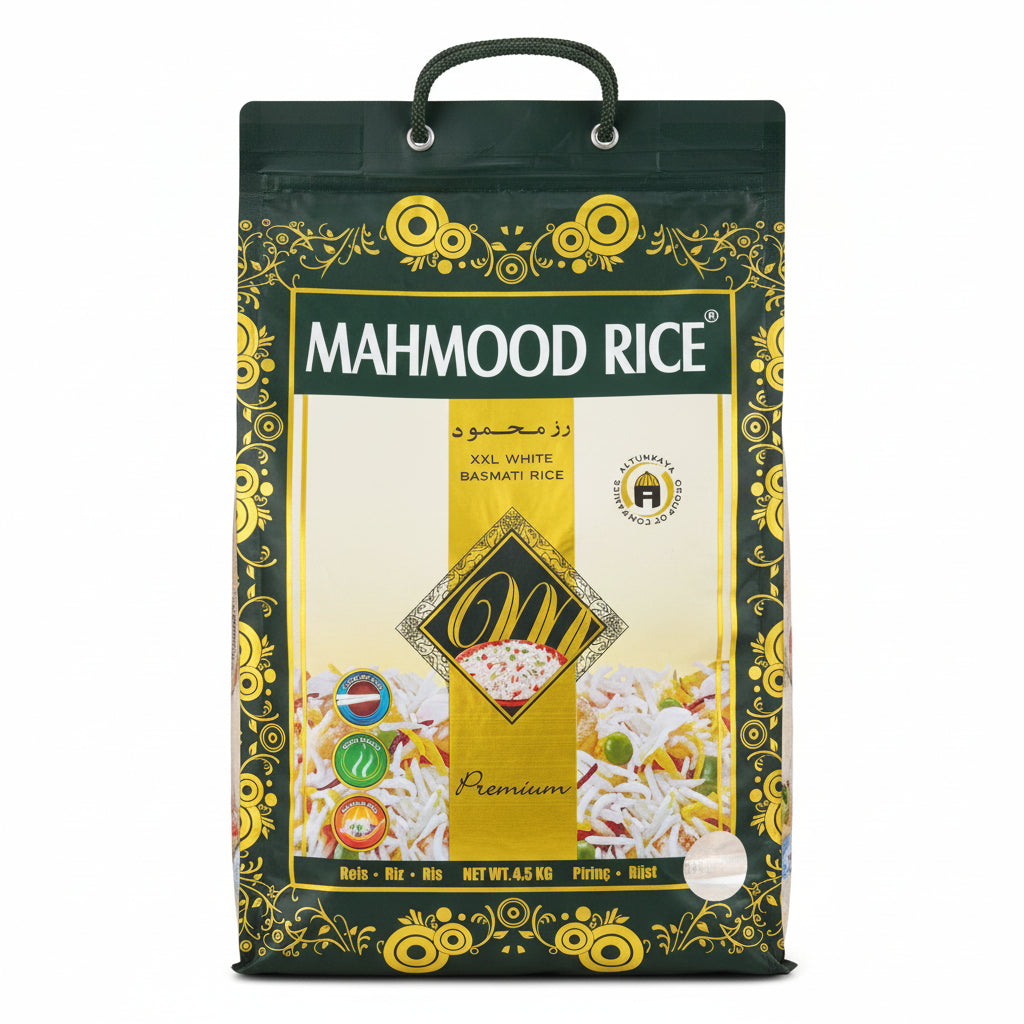Riz Basmati Blanc XXL Mahmood Rice – 4,5 kg
