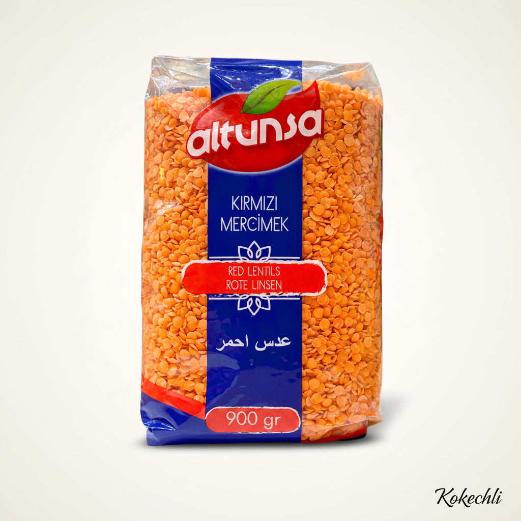 Lentilles Rouges ou corail - Al Tunsa 900g | Légumineuse Douce à Cuisson Rapide