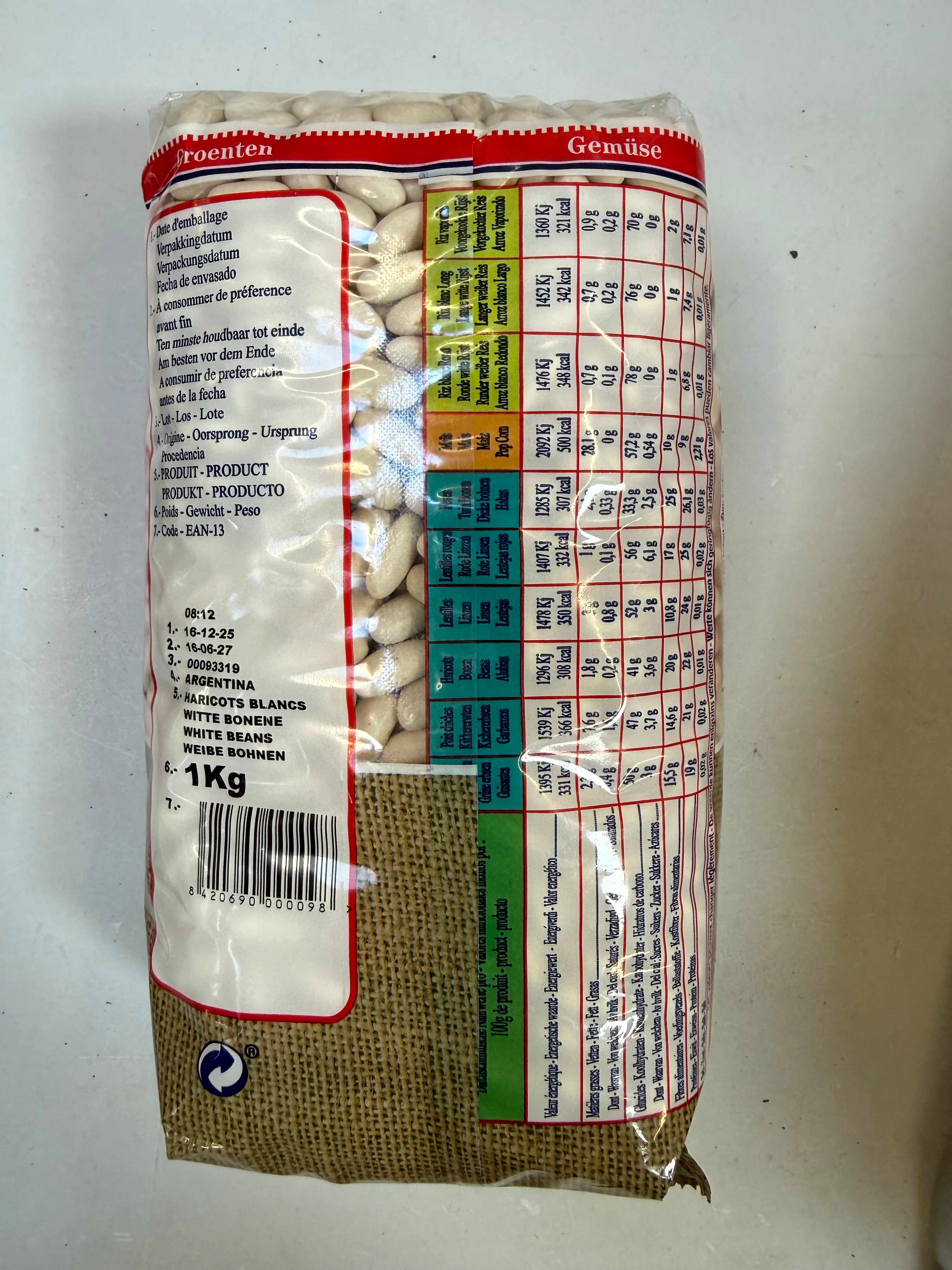Haricots Blancs Extra La Cochura – 1 kg