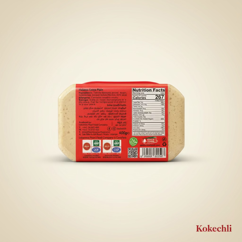 Halawa Extra Nature ( halva ) - Confiserie libanaise au tahini - Daabool Brothers