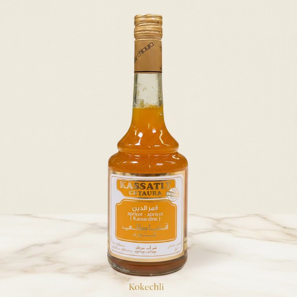 Sirop de Kamardine Abricot Kassatly Chtaura 600 ml – Boisson libanaise قمر الدين