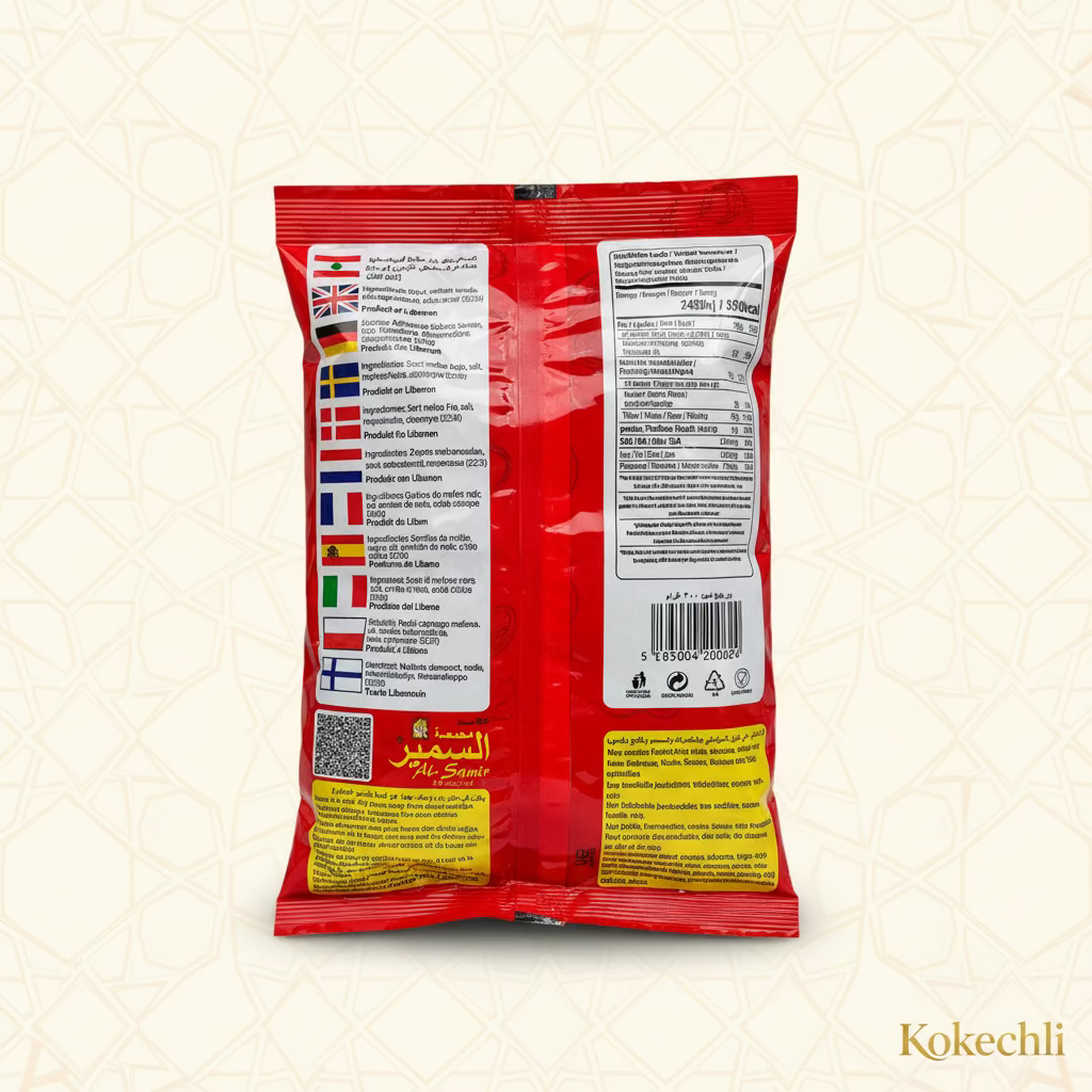 Graines de Melon Noir Grillées & Salées Al-Samir 300g – Snack oriental libanais بزر بطيخ