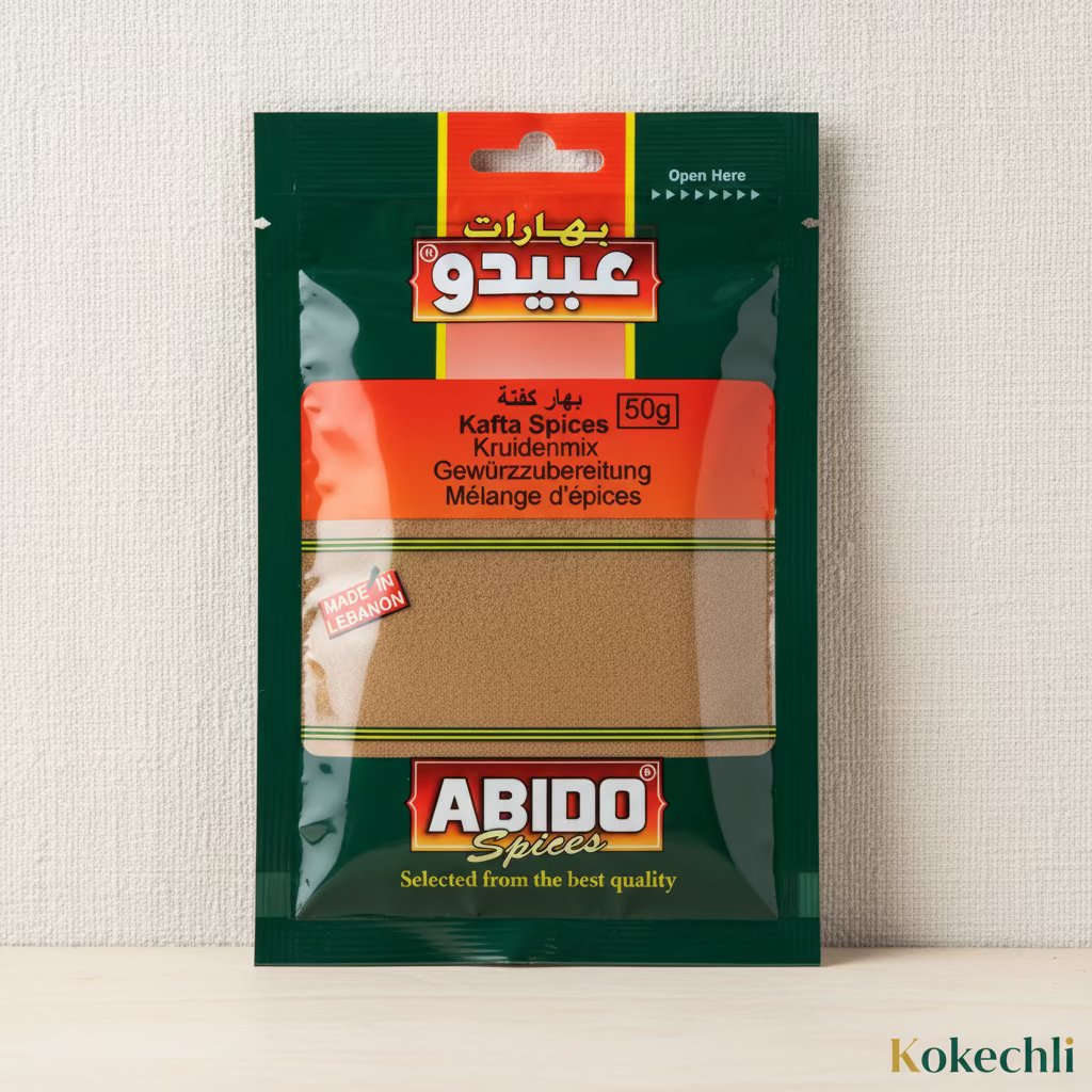 Mélange d'Épices Kafta Abido Spices 50g – بهار كفتة – Recette libanaise