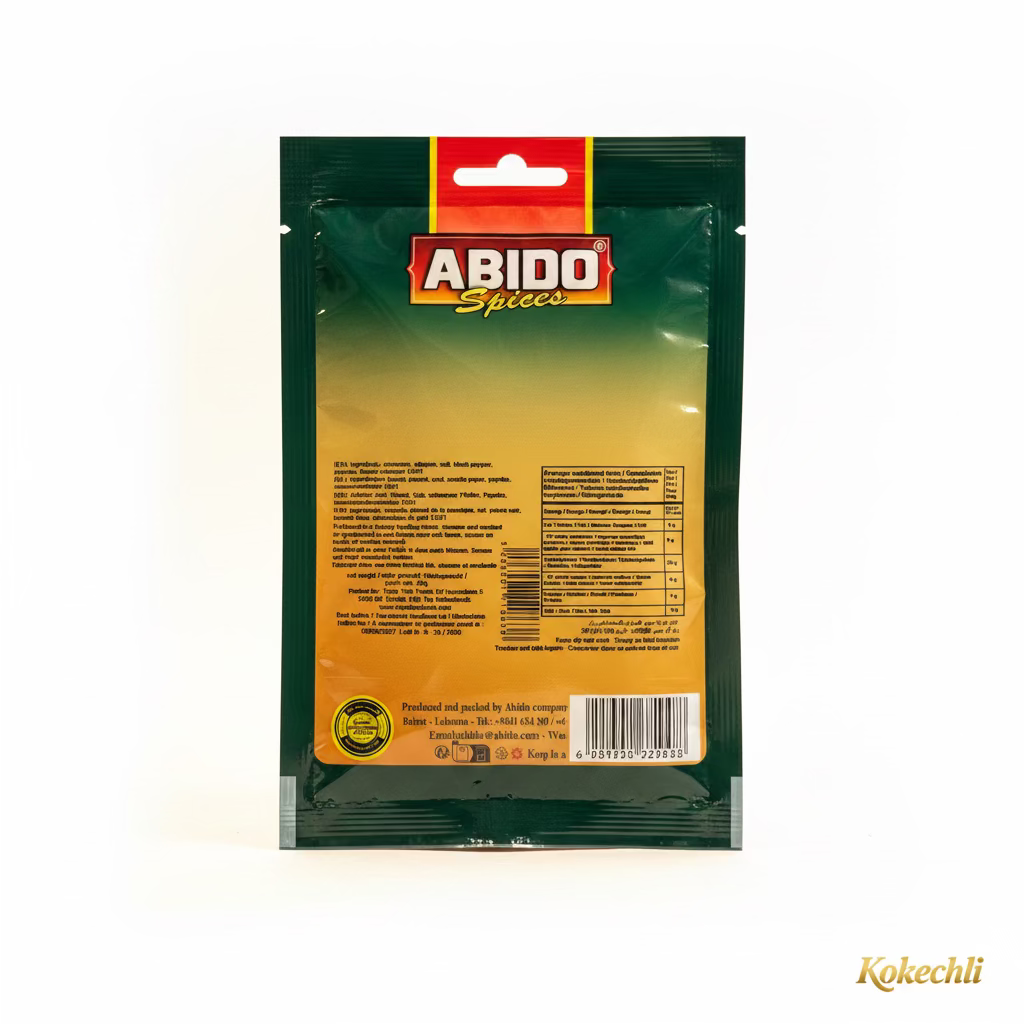 Mélange d'Épices Kafta Abido Spices 50g – بهار كفتة – Recette libanaise