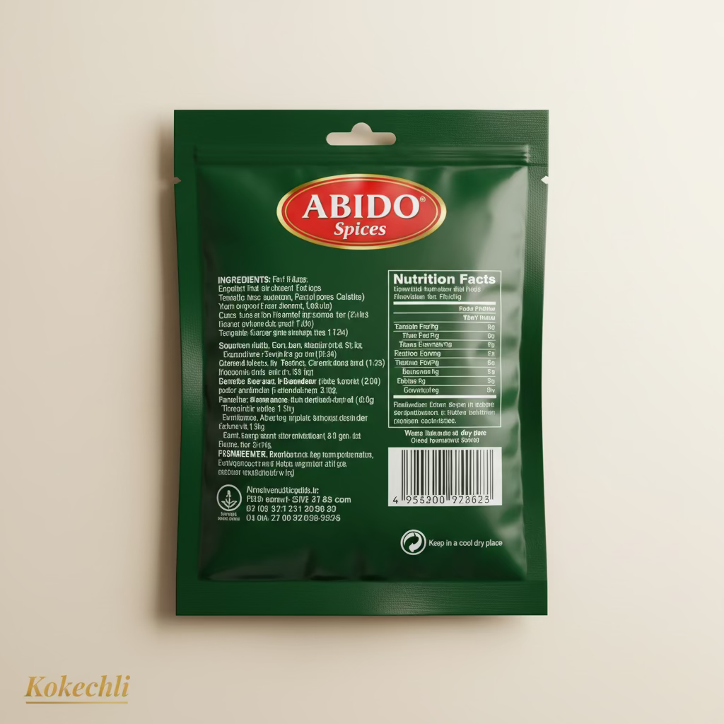 Épices Shawarma Poulet Abido Spices 50g – بهار شاورما دجاج – Recette libanaise