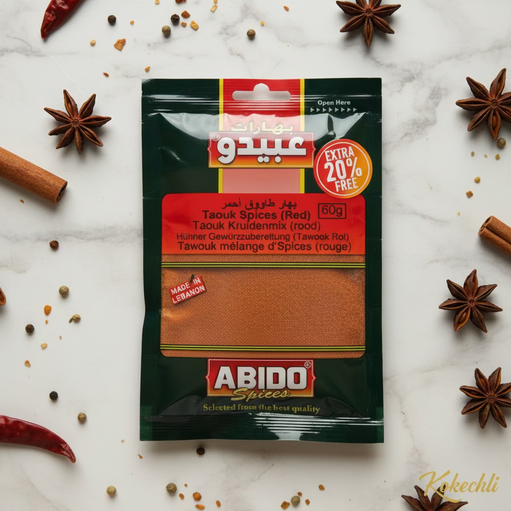 🍗 Épices Tawouk Rouge Abido Spices 60g – بهار طاووق أحمر