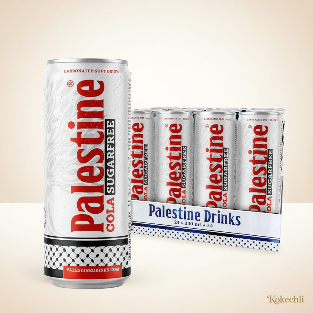 Palestine Cola Sugarfree – Boisson gazeuse sans sucre 330ml
