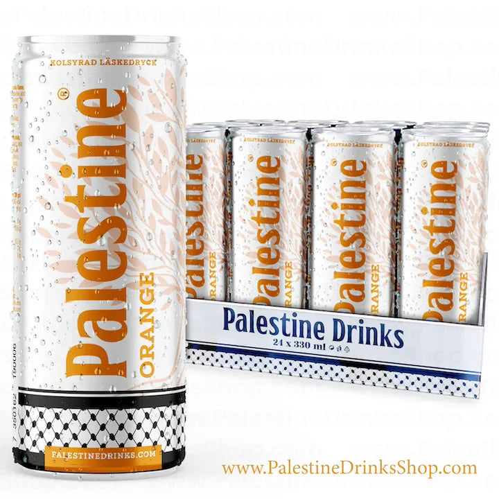 24 x Palestine Cola – Boissons gazeuses au choix (Cola, Energy, Orange, Lemon Lime, Cola Sugarfree)