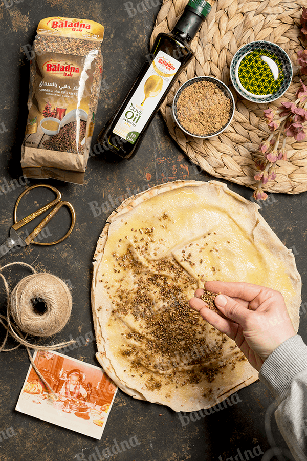 Zaatar au Sumac Oriental, Mélange d'Alep Authentique – 400 g – Baladna
