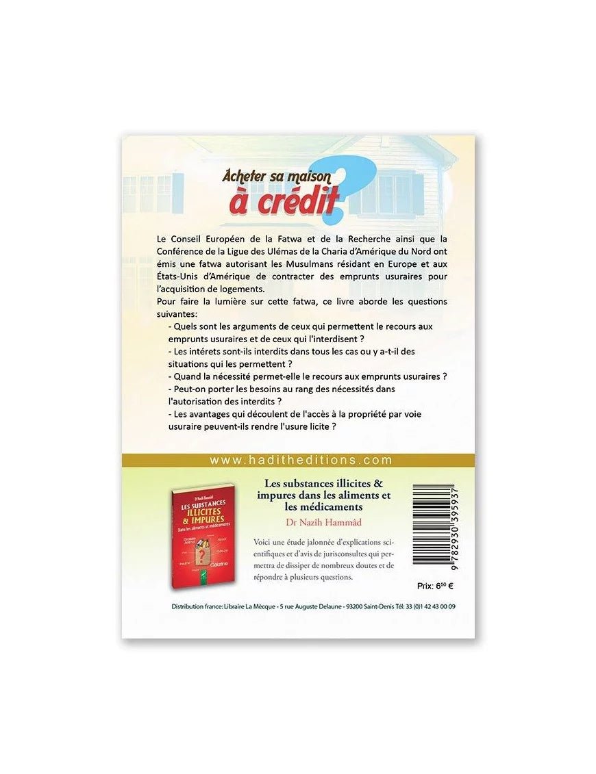Acheter sa maison à crédit - Auteur : Dr Salah Al - Sawi Éditions : Al - Hadîth - KokechliAl Hadîth