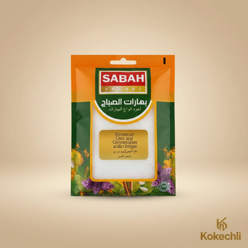 Acide Citrique Sabah 60 g – Acidifiant Naturel & Polyvalent - Kokechli Sabah