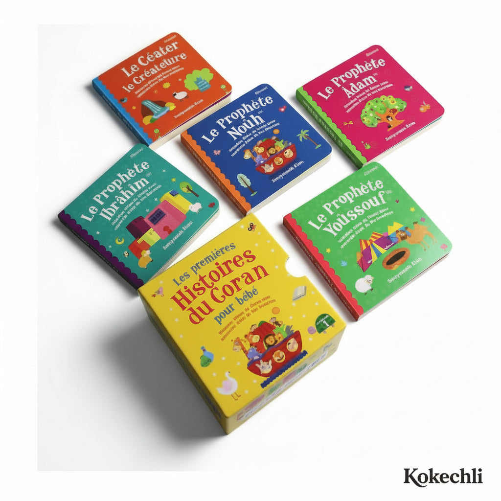 Coffret « Les Premières Histoires du Coran pour bébé – Volume 1 » — Collectif — Goodword Books / Orientica - Kokechli Orientica