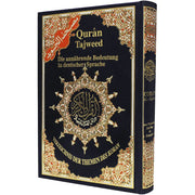 Coran Allemand/Arabe – Tajwid avec traduction des sens et index thématique en allemand – 17 × 24 cm – Dar Al Maarifah - Noir