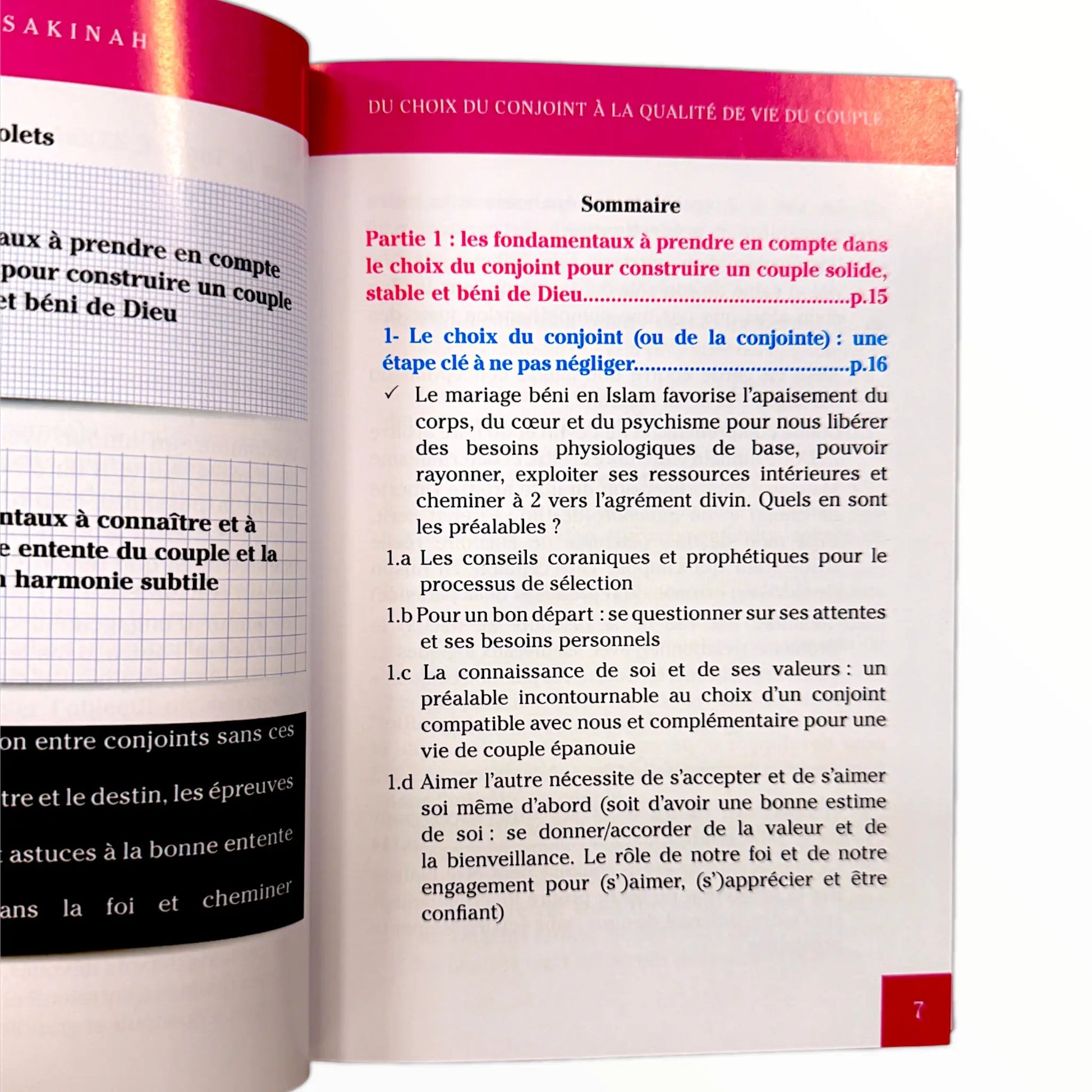 Du choix du conjoint à la qualité de vie du couple - Sakinah Alfaki - Maison d'ennour - KokechliMa boutique