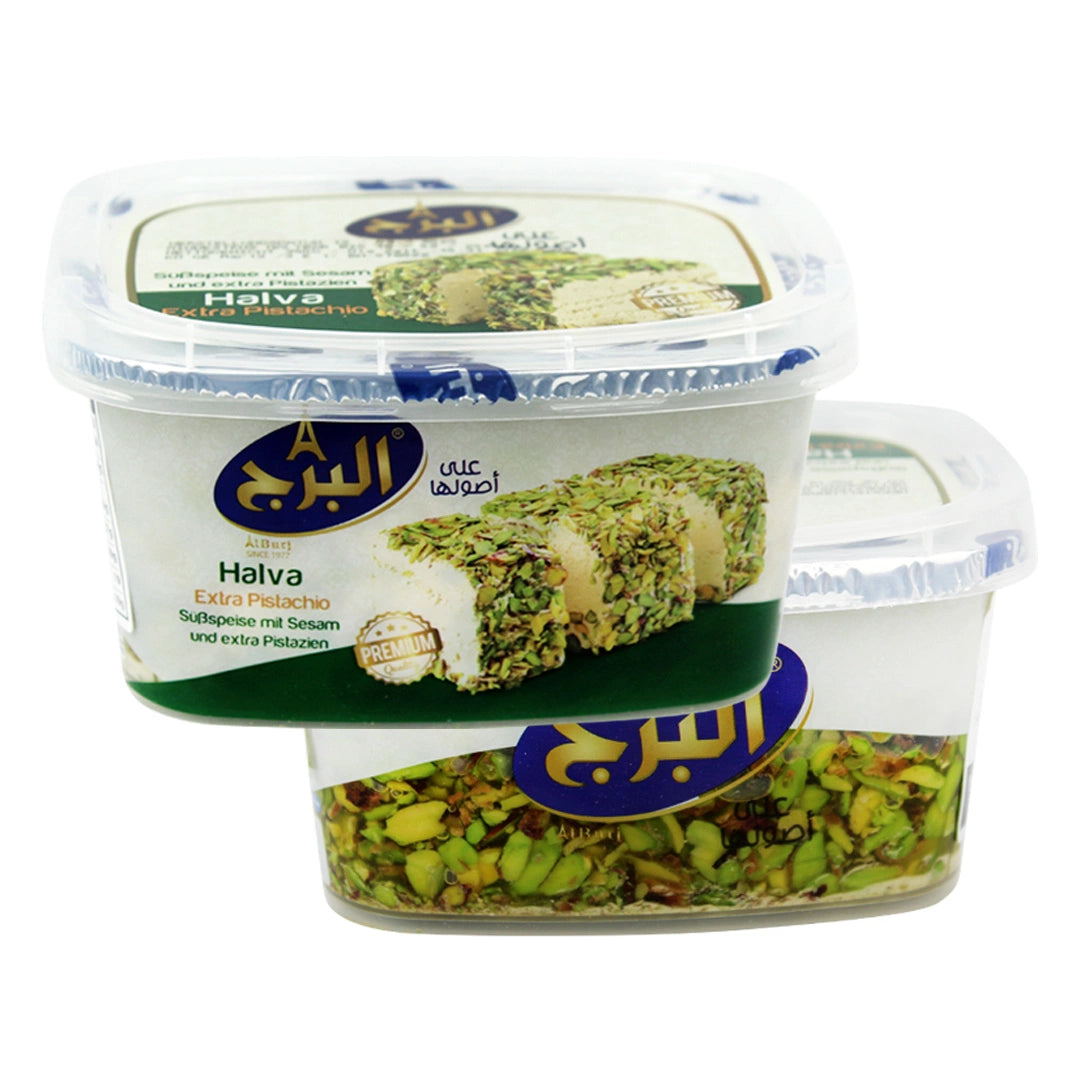 Halva Extra Pistaches à la syrienne Al Burj - Halawa premium au pistache