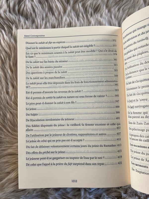 Fatwâ Contemporaines - D’après Yûsuf Al - Qaradâwî – Éditions Ennour - KokechliMaison d'Ennour