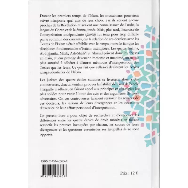 Fiqh comparé des quatre écoles de droit musulman - Les pratiques cultuelles (‘ibâdât) - D’après Corentin Pabiot - KokechliMaison d'Ennour