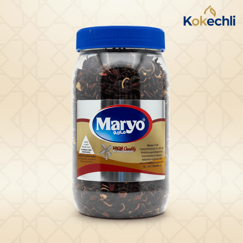 Fleurs d’Hibiscus Séchées (Karkadeh) 130 g – Maryo | Infusion Naturelle Premium - Kokechli Maryo
