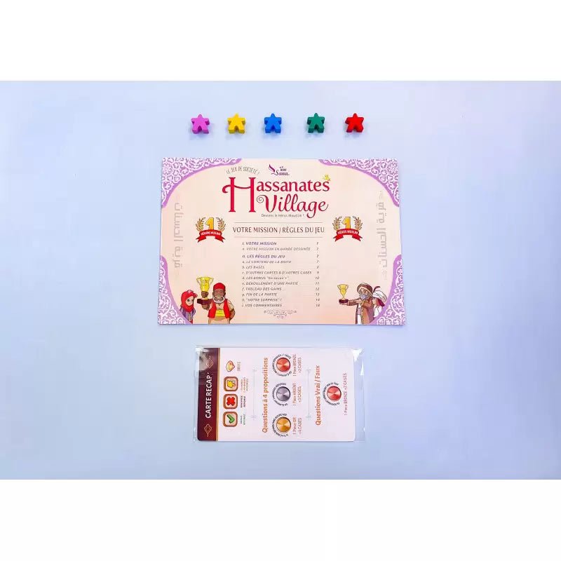 HASSANATES VILLAGE – Jeu de Société Éducatif - De 7 à 99 ans – Sana Kids - KokechliSana