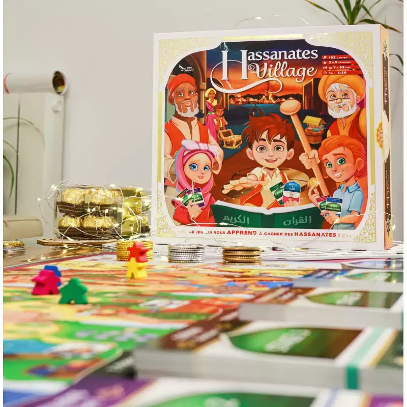 HASSANATES VILLAGE – Jeu de Société Éducatif - De 7 à 99 ans – Sana Kids - KokechliSana