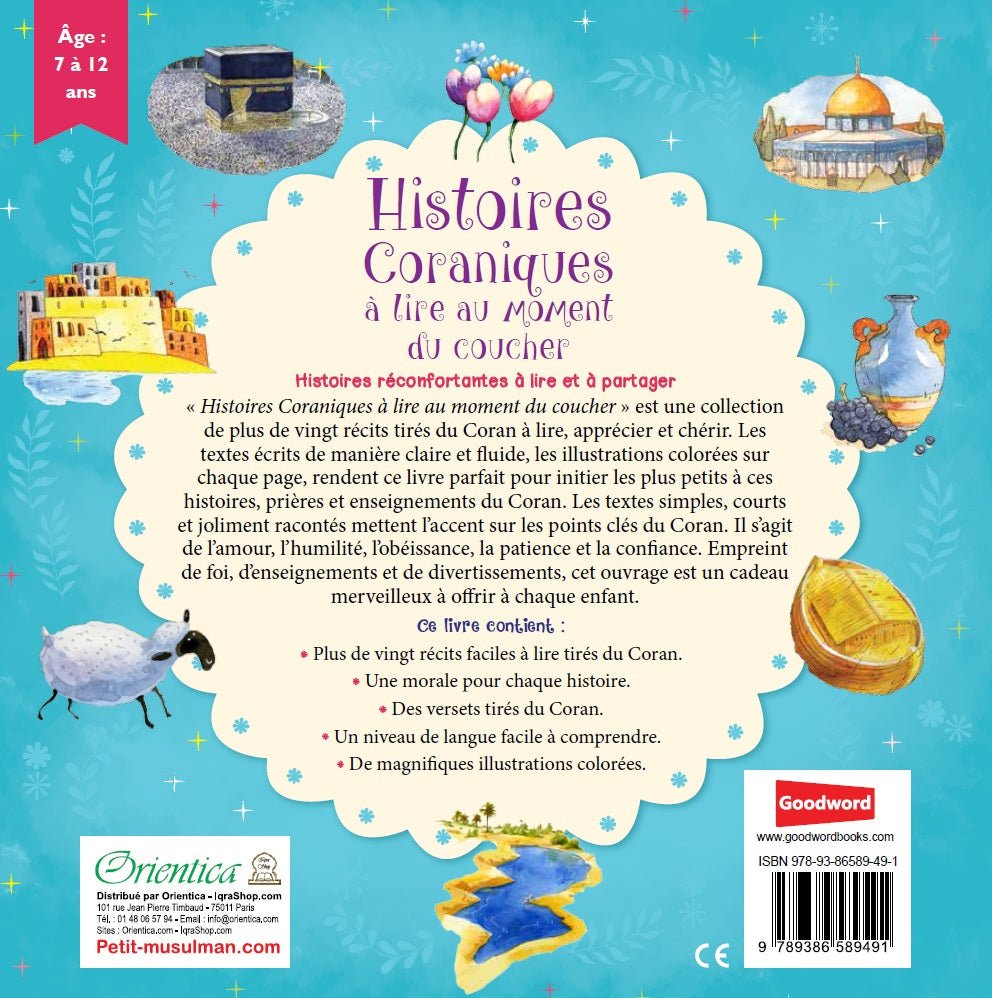 Histoires Coraniques à lire au moment du coucher - Saniyasnain Khan - Goodword Books / Orientica - Kokechli Orientica