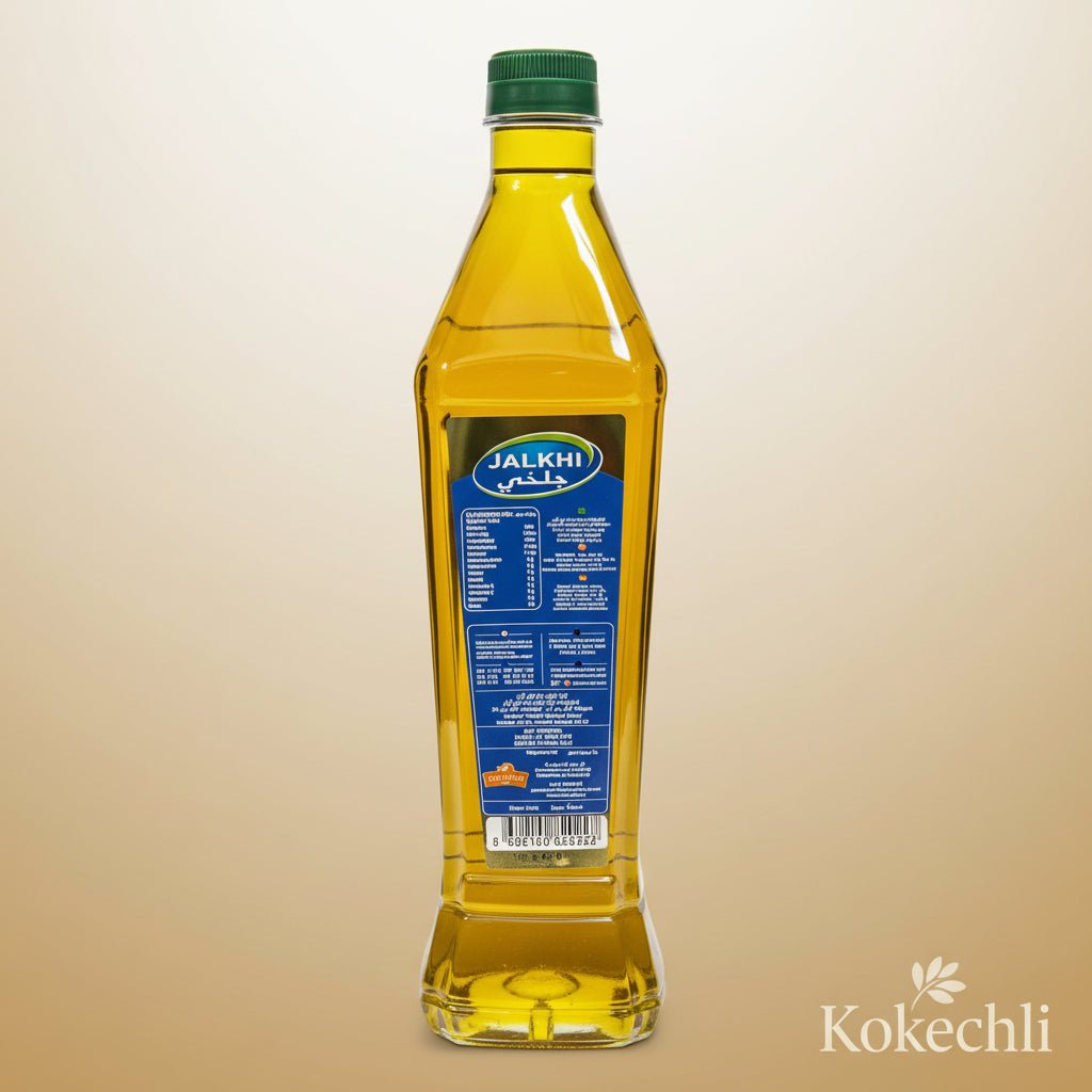 Huile d’Olive Jalkhi 1 L – Pression Traditionnelle | Extra Vierge Naturelle - Kokechli Jalkhi