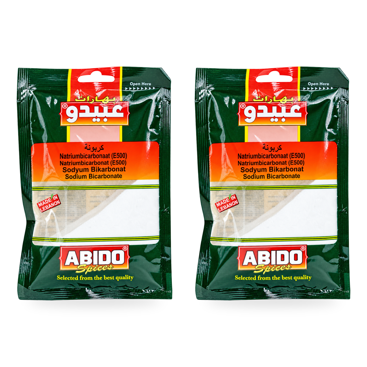 Bicarbonate de sodium alimentaire Abido 100 g, 2 unités, image de présentation