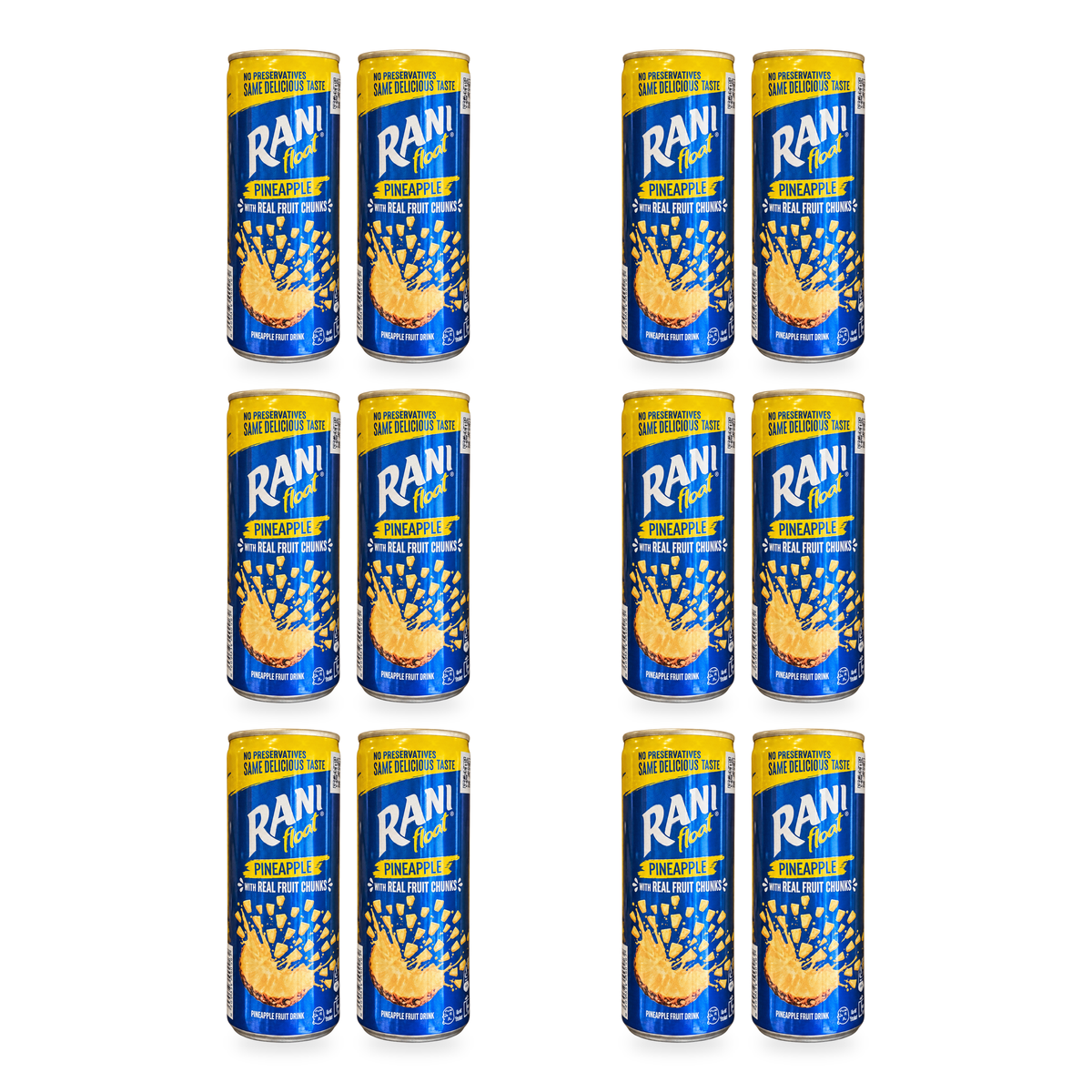 Boisson à l’ananas Rani Float 240 ml – lot de 12 canettes