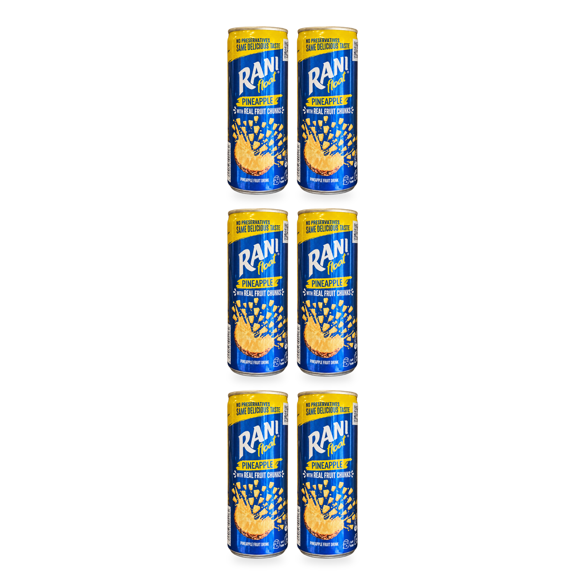 Boisson à l’ananas Rani Float 240 ml – lot de 6 canettes