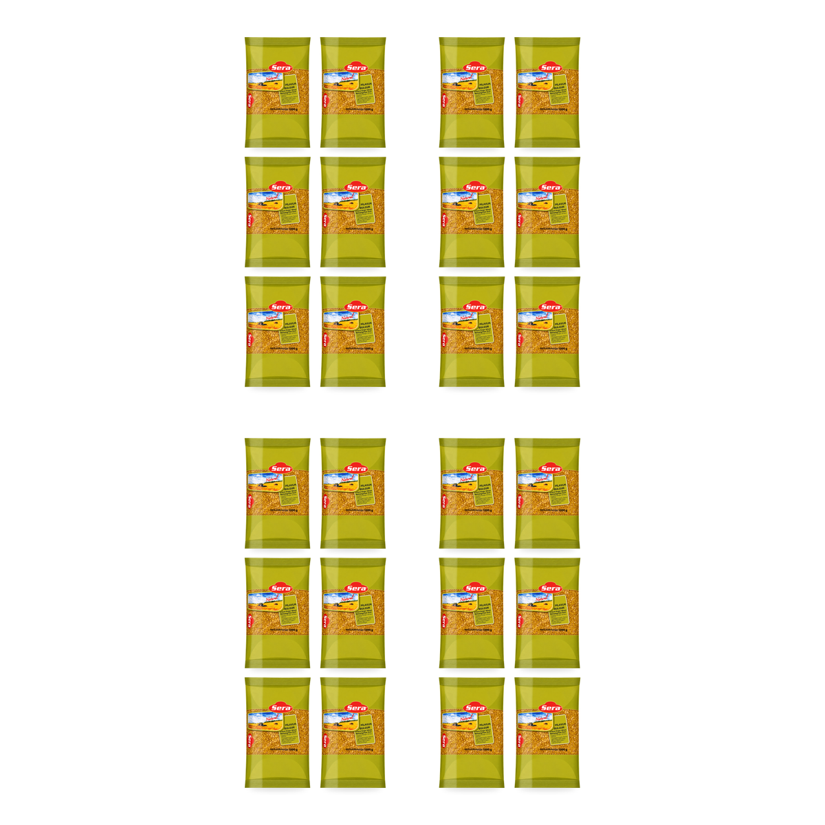 Boulgour à gros grains Sera 1 kg — lot de 24 sachets