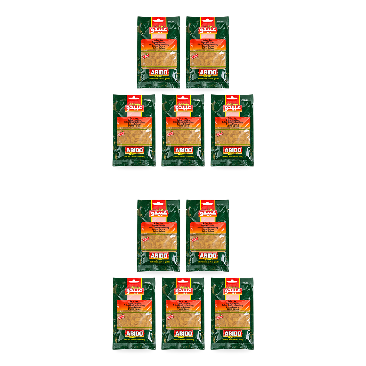 Épices dolma Abido 50 g – lot de 10 sachets