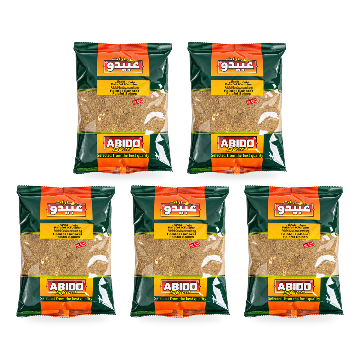 Épices pour falafel Abido 500 g, 5 unités, image de présentation