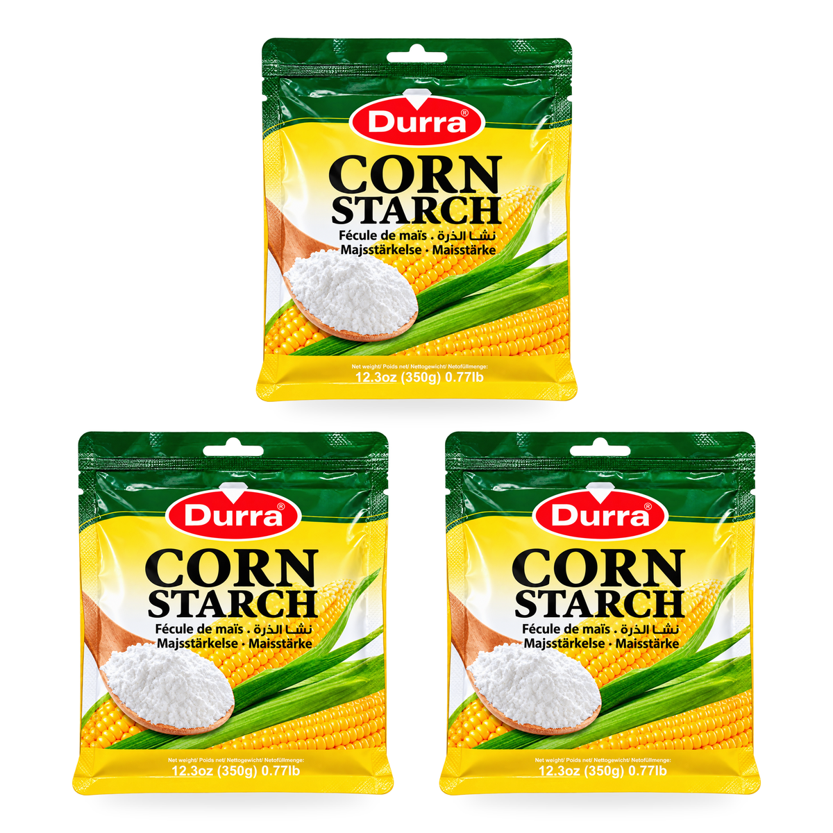 Fécule de maïs Durra 350 g – lot de 3 sachets