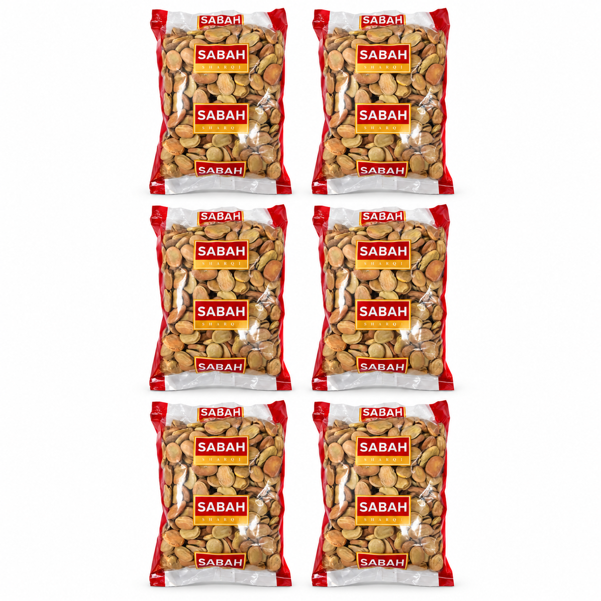 Fèves sèches Sabah 700 g – Lot de 6 sachets
