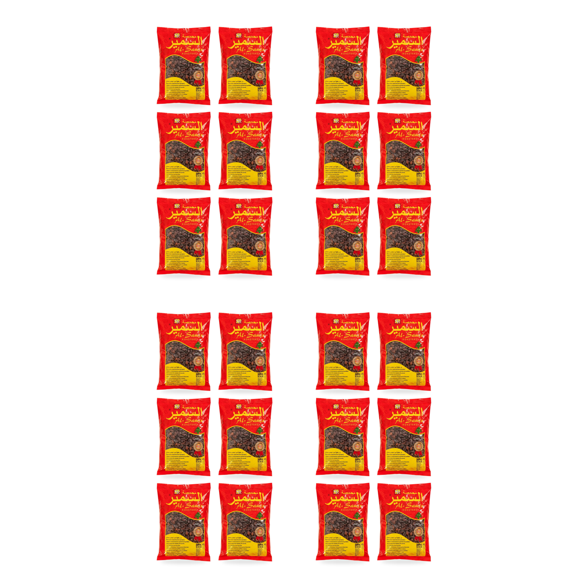 Graines de melon noires grillées et salées Al-Samir 300 g - lot de 24 sachets