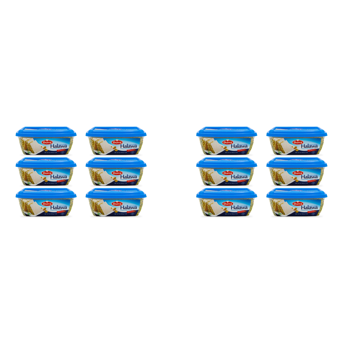 Halawa Extra à la pistache Durra 700 g – lot de 12 boîtes