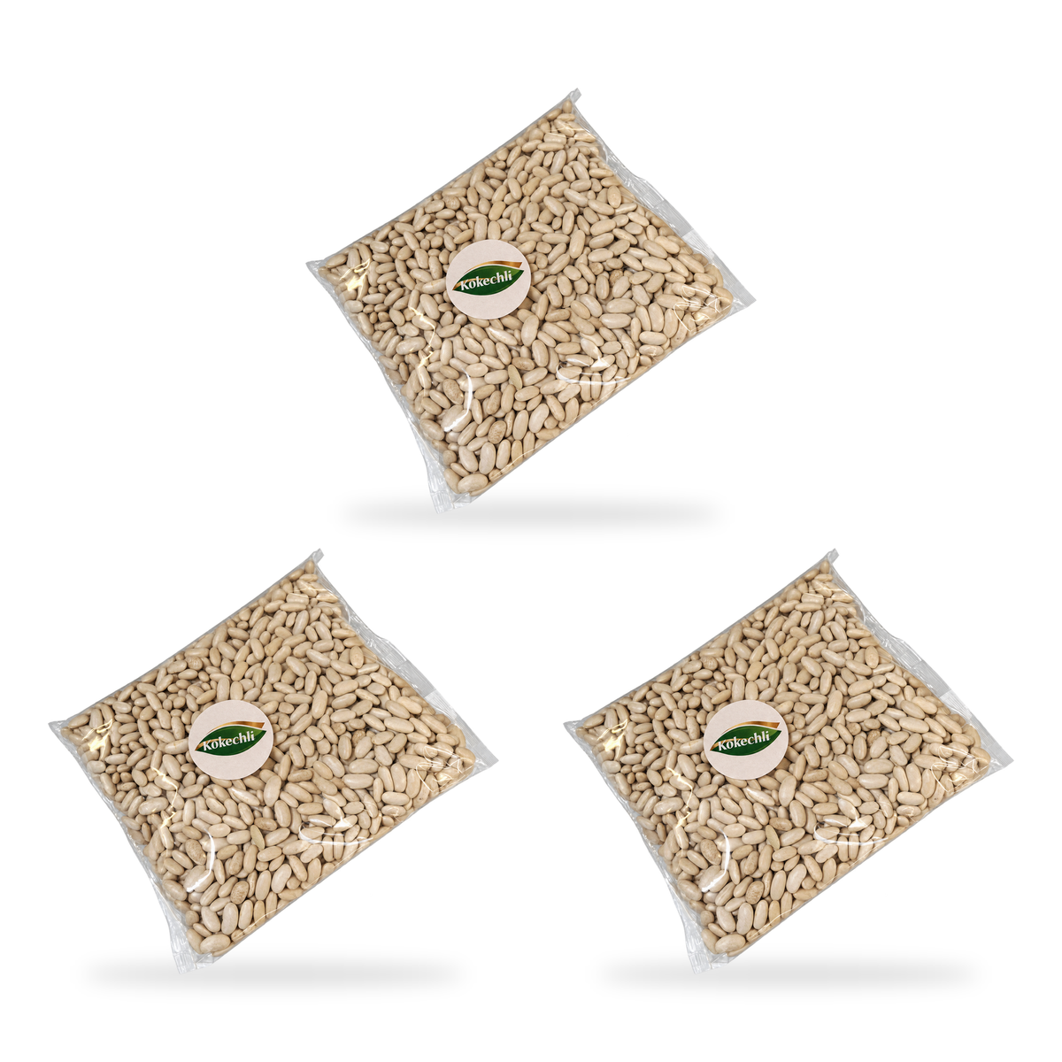 Haricots blancs Kokechli 900 g – Lot de 3 sachets