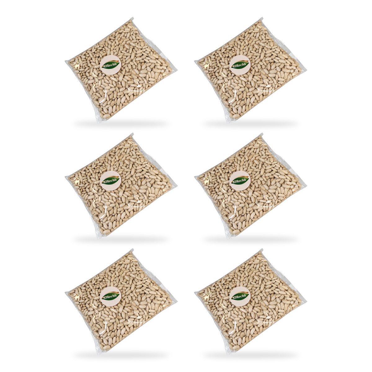 Haricots blancs Kokechli 900 g – Lot de 6 sachets