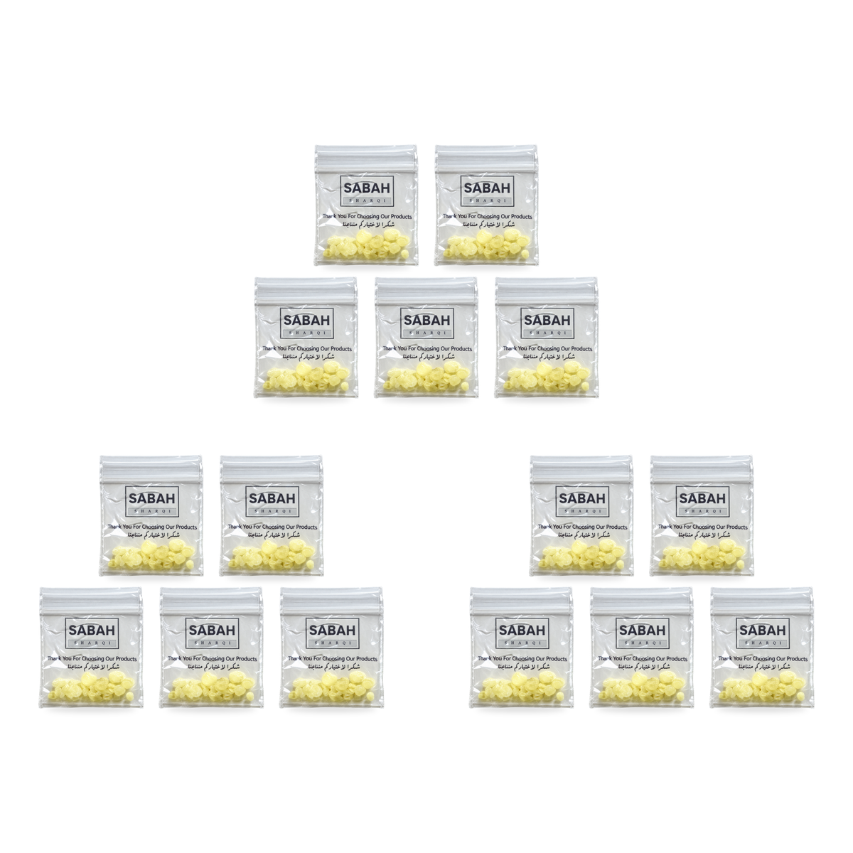 Mastic grec Mistikh Sabah – Lot de 15 sachets